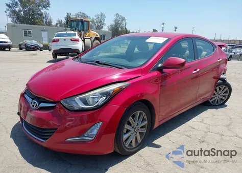 2015 Hyundai Elantra Se из США, поврежденный, VIN KMHDH4AE4FU421793